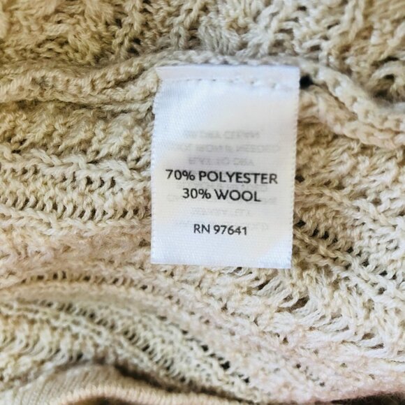 J. Jill Womens Sweater Beachy Open Front Waterfall Wool Blend Medium - Picture 9 of 9